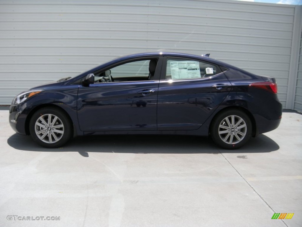 2014 Elantra SE Sedan - Blue / Gray photo #5
