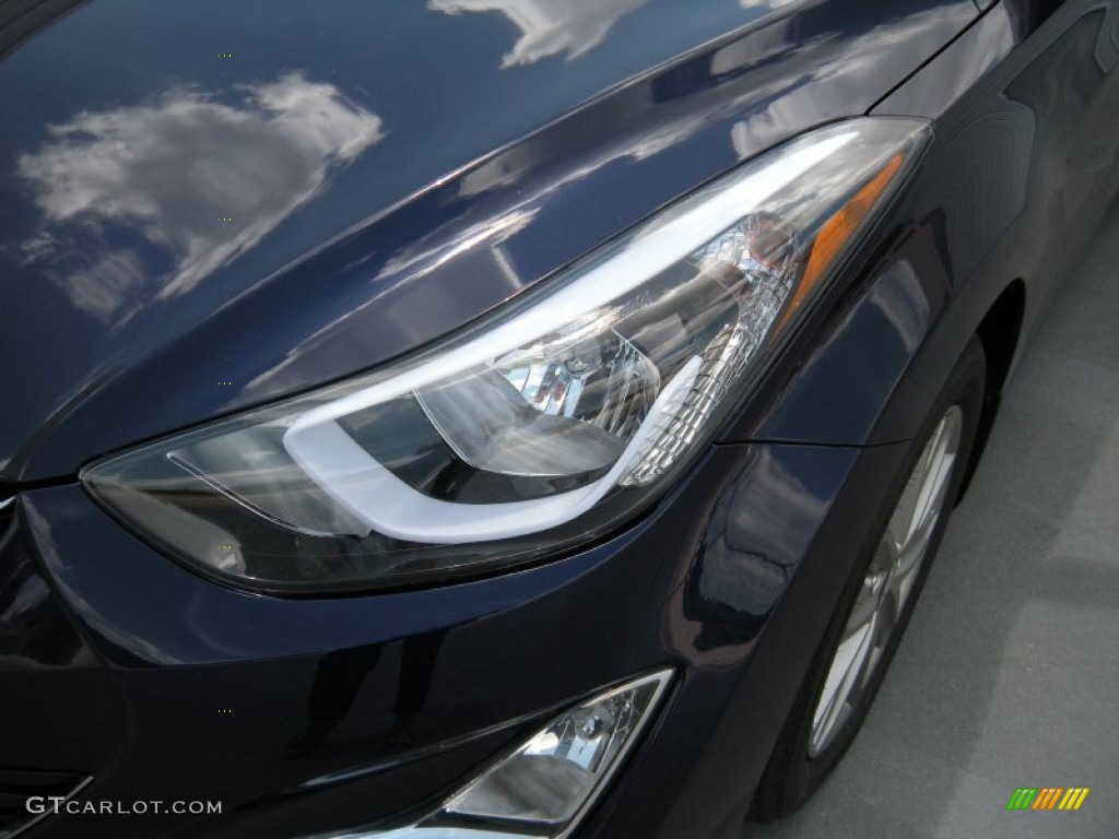 2014 Elantra SE Sedan - Blue / Gray photo #8