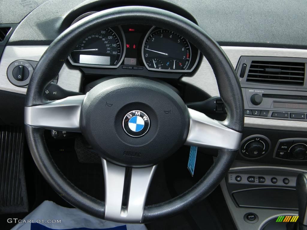 2003 Z4 3.0i Roadster - Titanium Silver Metallic / Black photo #27