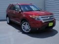 2014 Ruby Red Ford Explorer XLT  photo #2