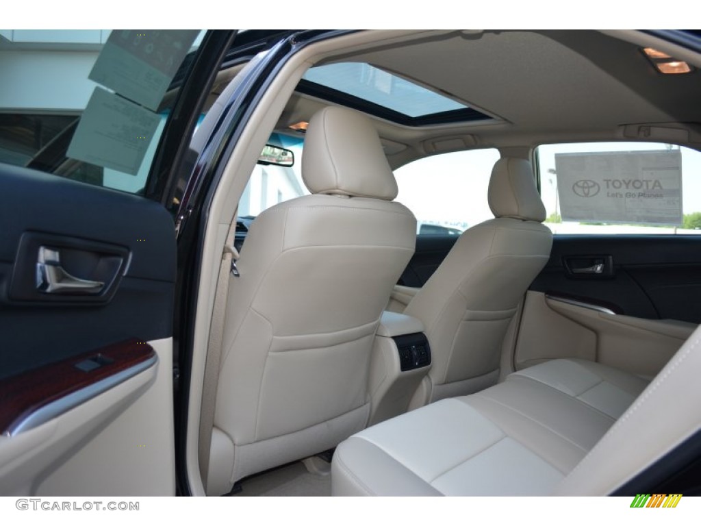 2014 Camry XLE - Attitude Black Metallic / Ivory photo #8