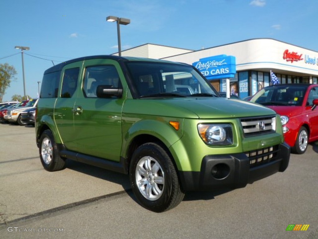 2008 Element EX AWD - Kiwi Green Metallic / Gray/Black photo #1