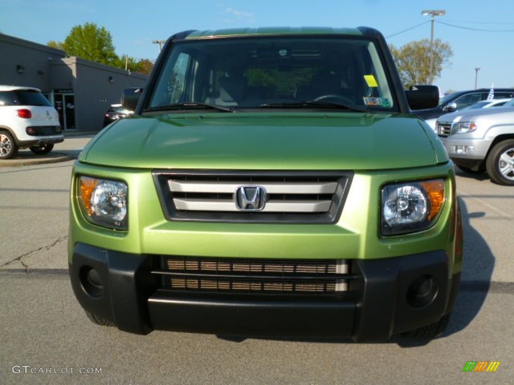 2008 Element EX AWD - Kiwi Green Metallic / Gray/Black photo #2