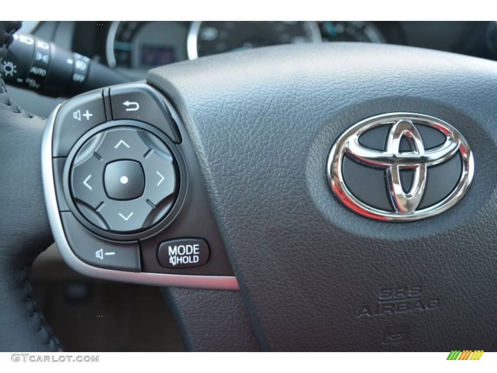 2014 Camry XLE - Attitude Black Metallic / Ivory photo #22