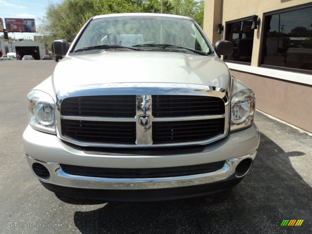 2007 Ram 1500 SLT Regular Cab 4x4 - Bright Silver Metallic / Medium Slate Gray photo #20