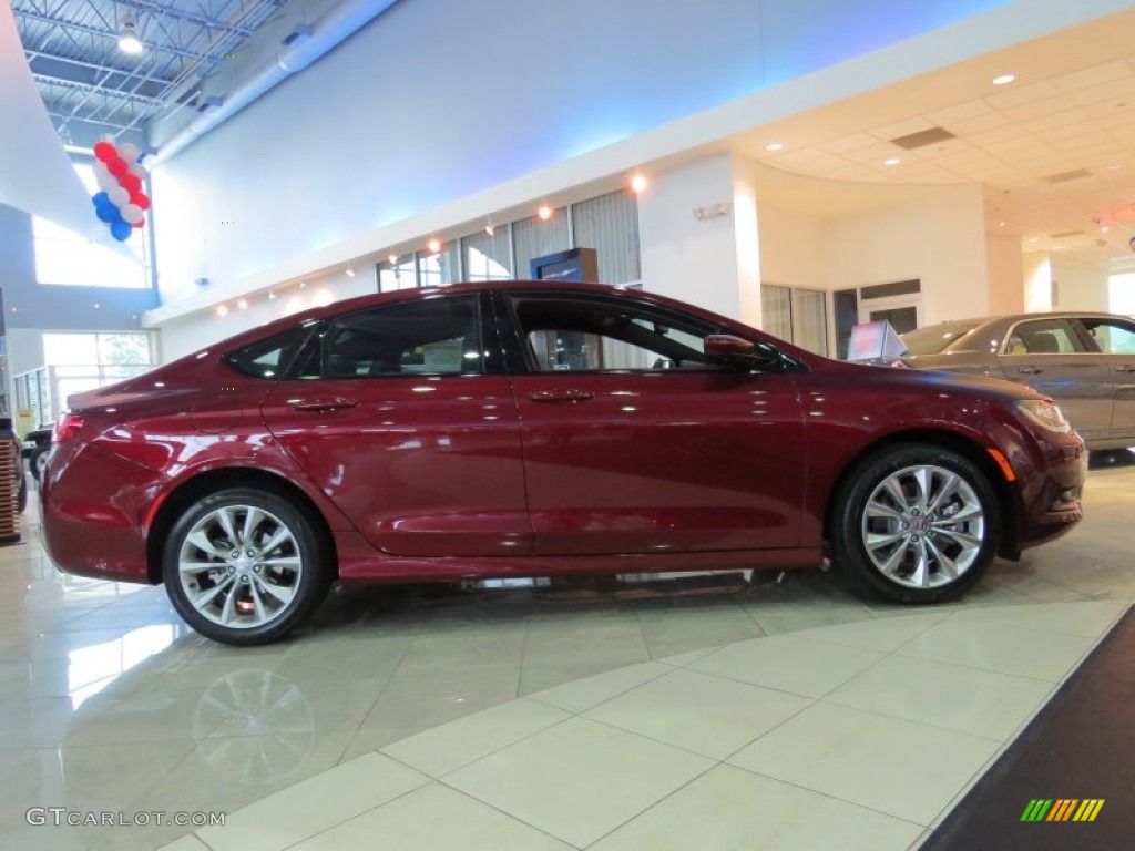 Velvet Red Pearl 2015 Chrysler 200 S Exterior Photo #93644860