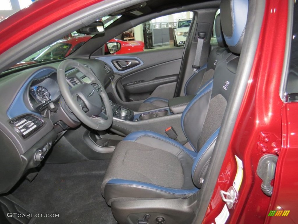 Black Interior 2015 Chrysler 200 S Photo #93644905