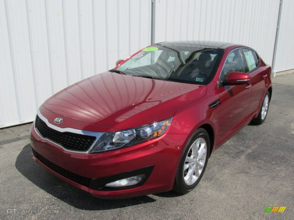 Remington Red 2013 Kia Optima EX Exterior Photo #93644944