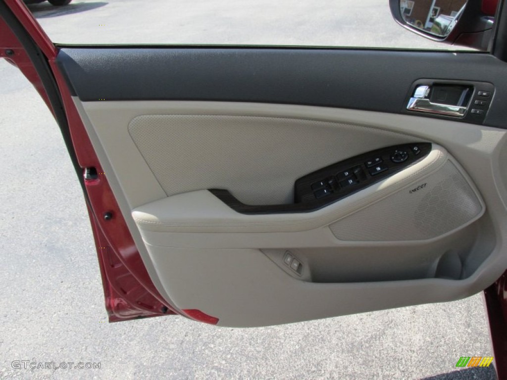2013 Optima EX - Remington Red / Beige photo #11