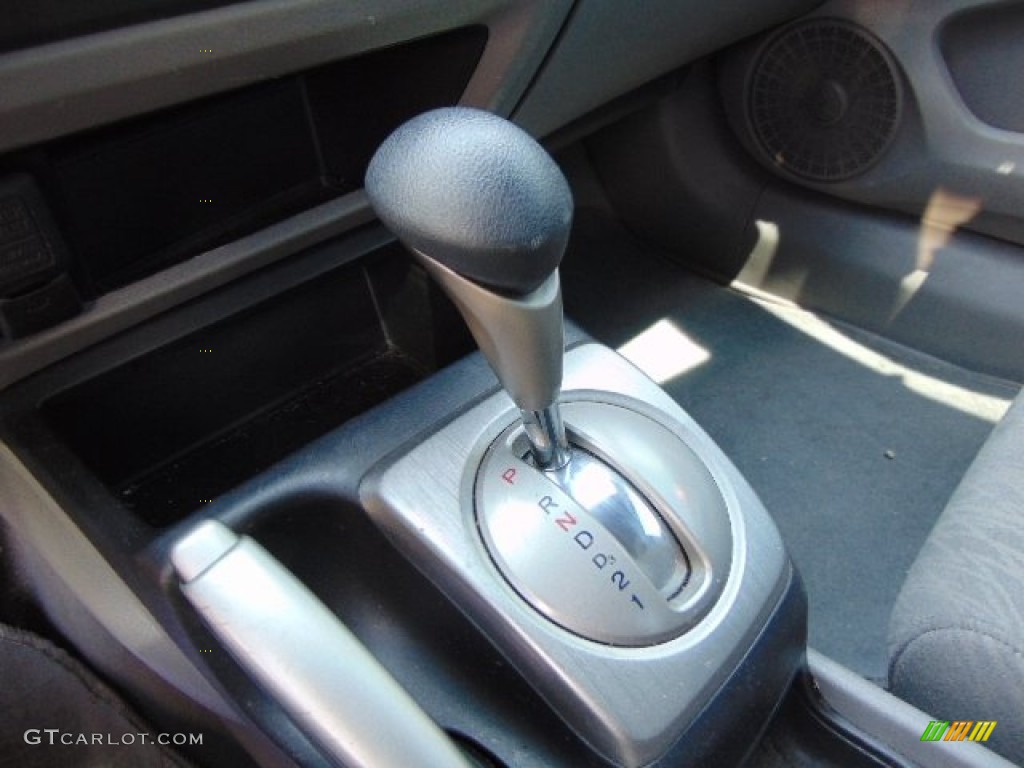 2007 Civic LX Coupe - Royal Blue Pearl / Gray photo #14