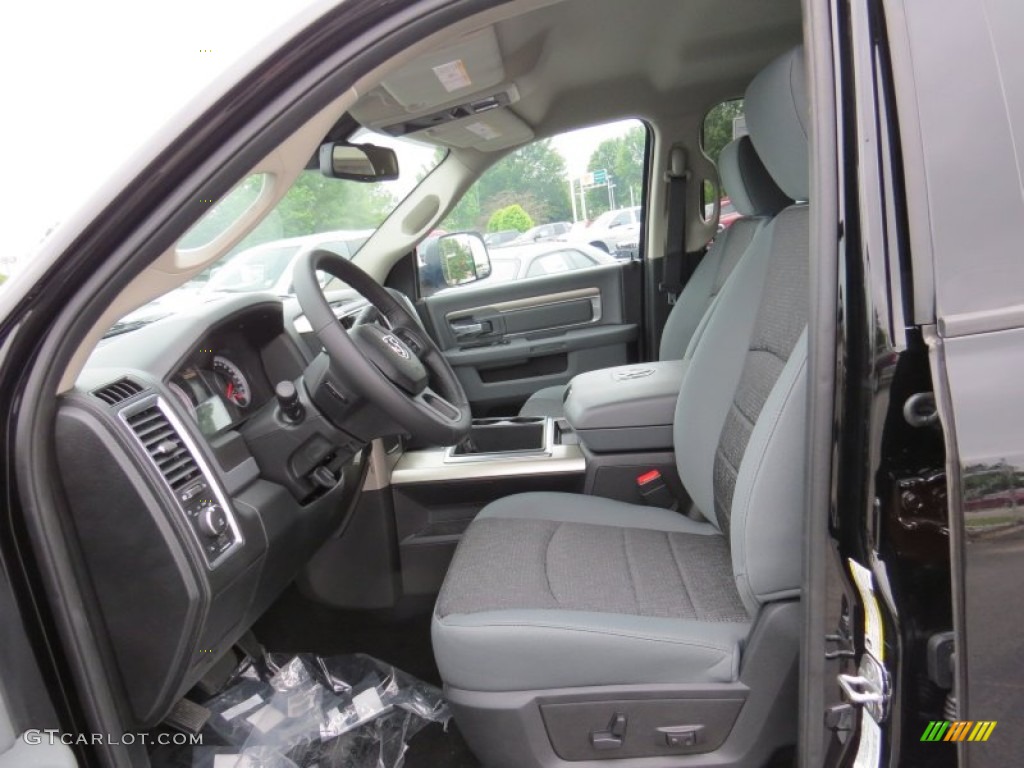 Black/Diesel Gray Interior 2014 Ram 3500 Big Horn Crew Cab Dually Photo #93645178