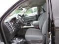 Black/Diesel Gray 2014 Ram 3500 Big Horn Crew Cab Dually Interior Color