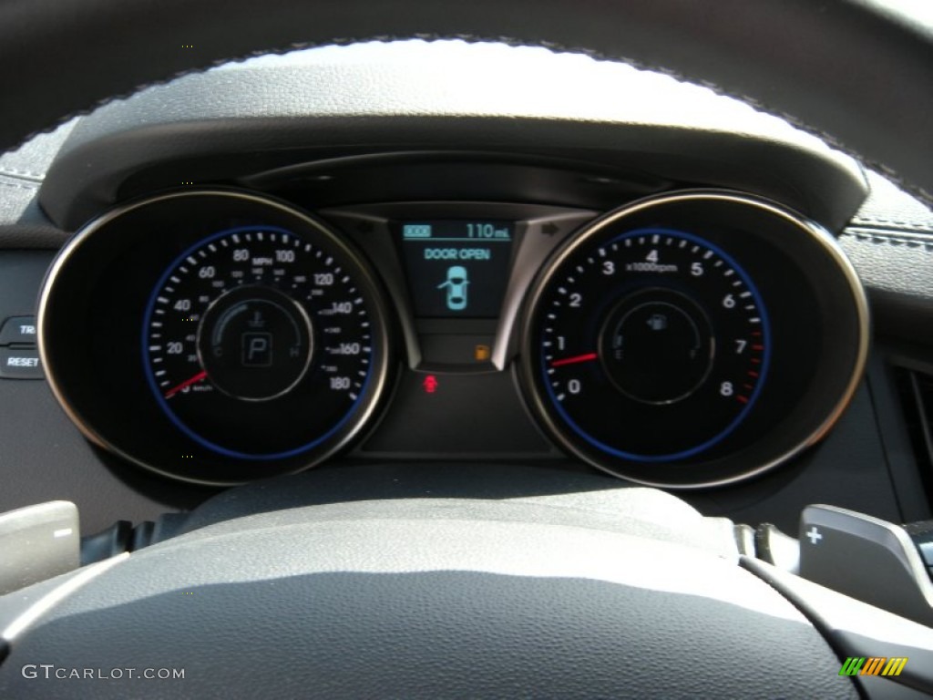 2013 Genesis Coupe 3.8 Grand Touring - White Satin Pearl / Black Leather photo #33