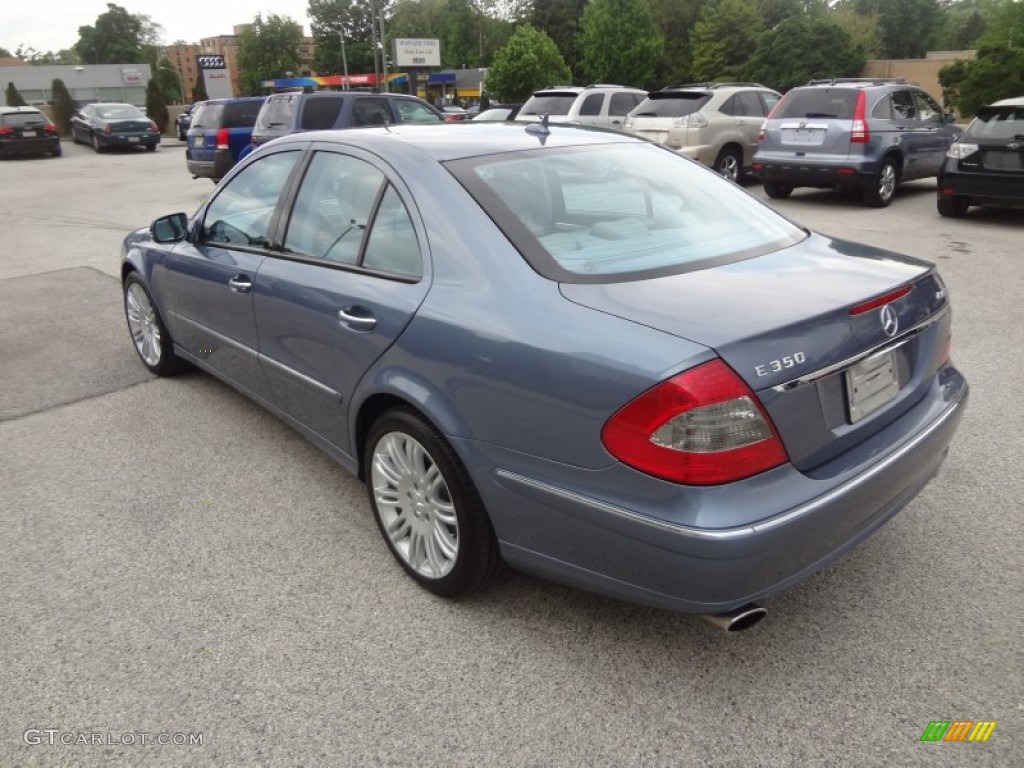 2007 E 350 4Matic Sedan - Platinum Blue Metallic / Ash photo #9