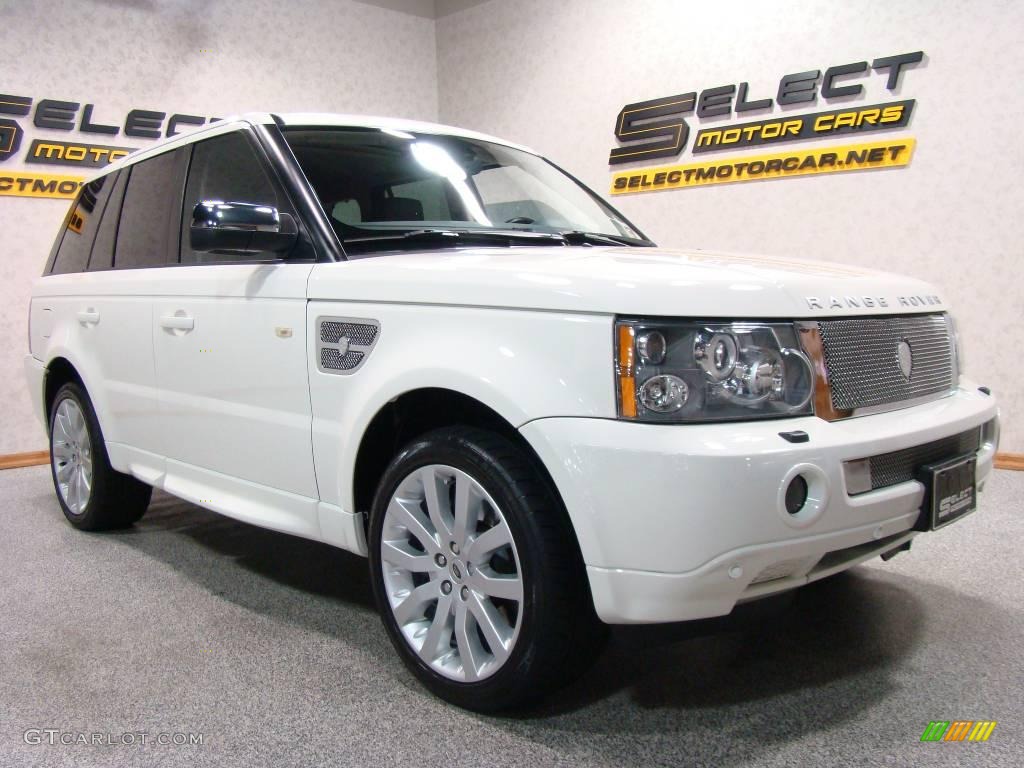 2006 Range Rover Sport Supercharged - Chawton White / Ebony Black photo #3