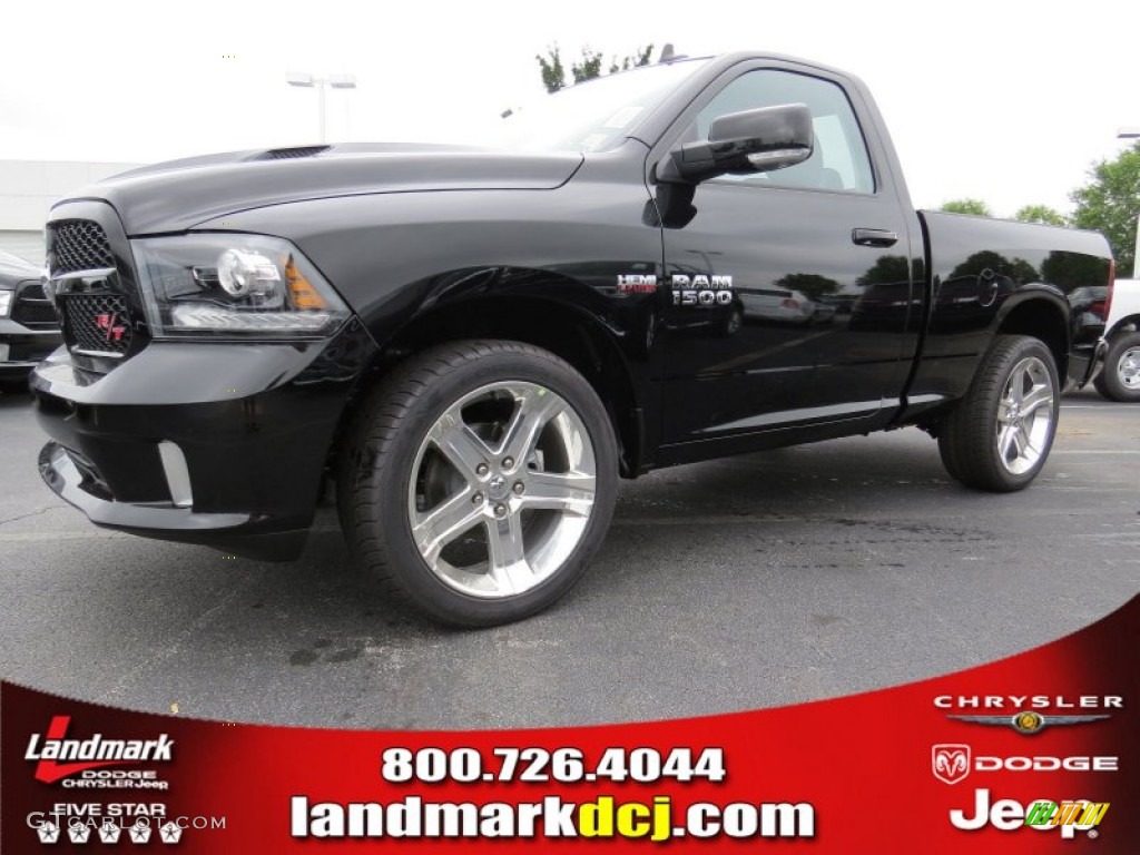 2014 1500 Sport Regular Cab - Black / Black photo #1