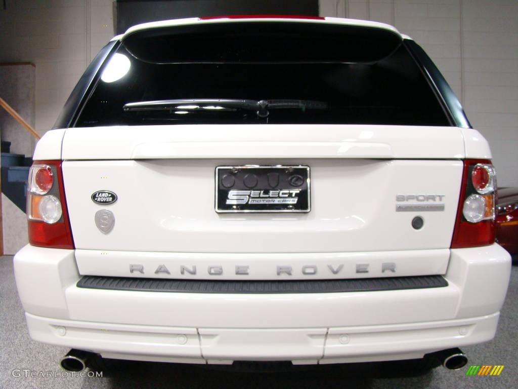 2006 Range Rover Sport Supercharged - Chawton White / Ebony Black photo #5