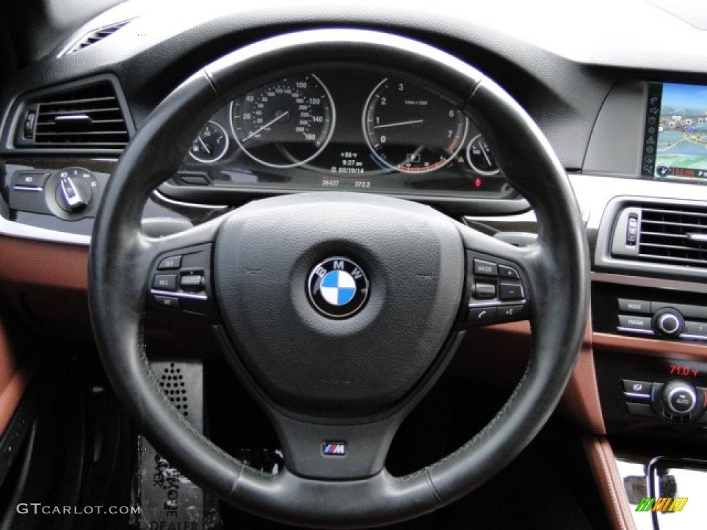 2012 BMW 5 Series 528i Sedan Steering Wheel Photos