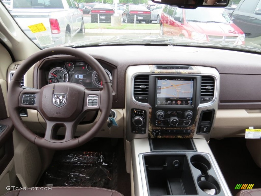 2014 1500 Mossy Oak Edition Crew Cab 4x4 - Black Gold Pearl Coat / Canyon Brown/Light Frost Beige photo #6