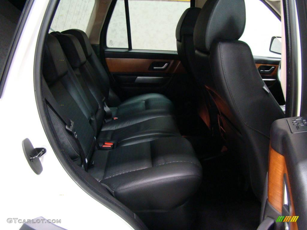2006 Range Rover Sport Supercharged - Chawton White / Ebony Black photo #13