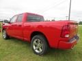 2014 Flame Red Ram 1500 Express Quad Cab  photo #2