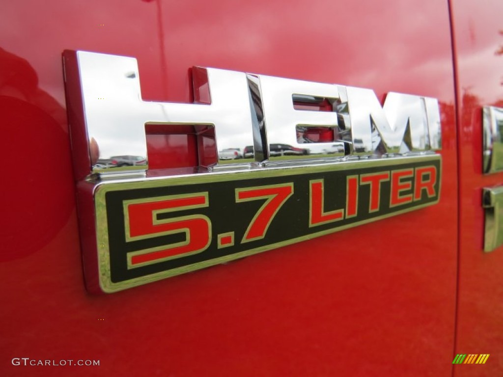 2014 1500 Express Quad Cab - Flame Red / Black/Diesel Gray photo #6