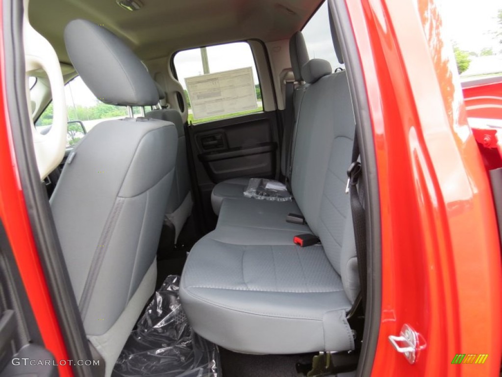 2014 1500 Express Quad Cab - Flame Red / Black/Diesel Gray photo #8
