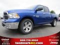 2014 Blue Streak Pearl Coat Ram 1500 SLT Quad Cab  photo #1