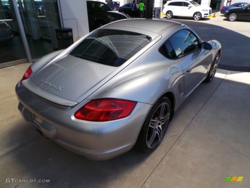 2008 Cayman S - Arctic Silver Metallic / Black photo #6