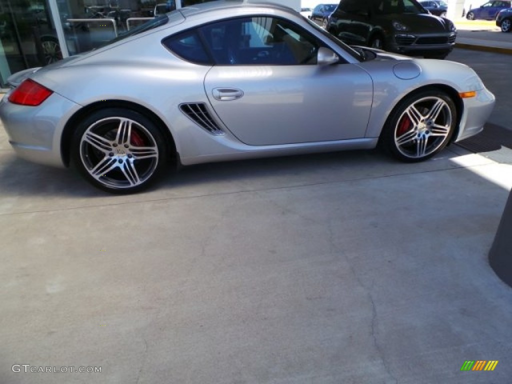 2008 Cayman S - Arctic Silver Metallic / Black photo #7