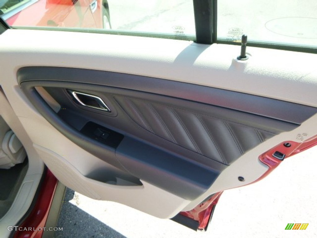 2012 Taurus SEL - Red Candy Metallic / Light Stone photo #15