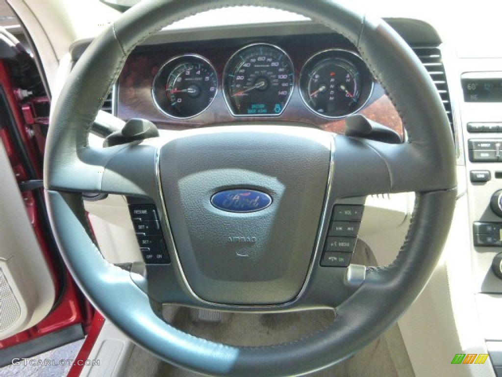 2012 Taurus SEL - Red Candy Metallic / Light Stone photo #22