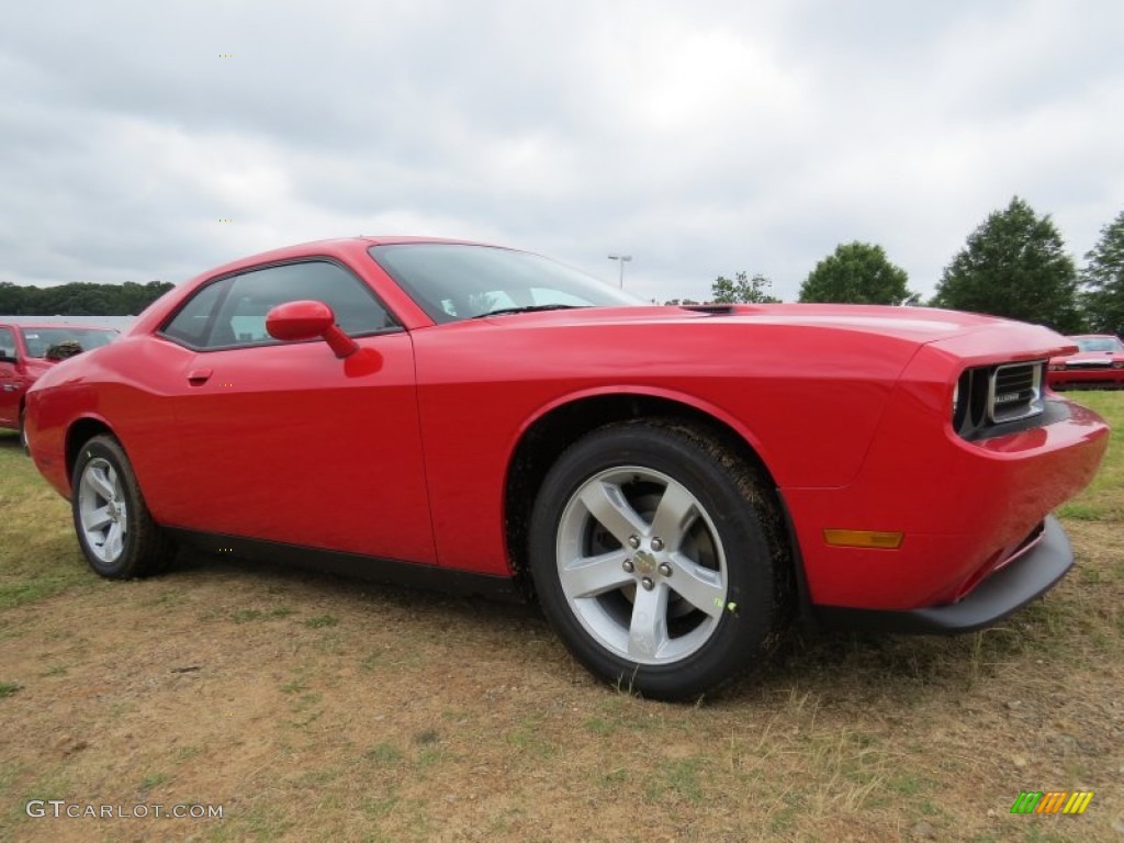 2014 Challenger SXT - TorRed / Dark Slate Gray photo #4