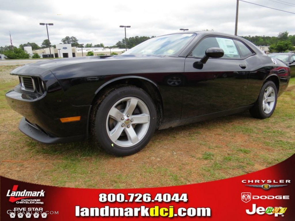 2014 Challenger SXT - Black / Dark Slate Gray photo #1