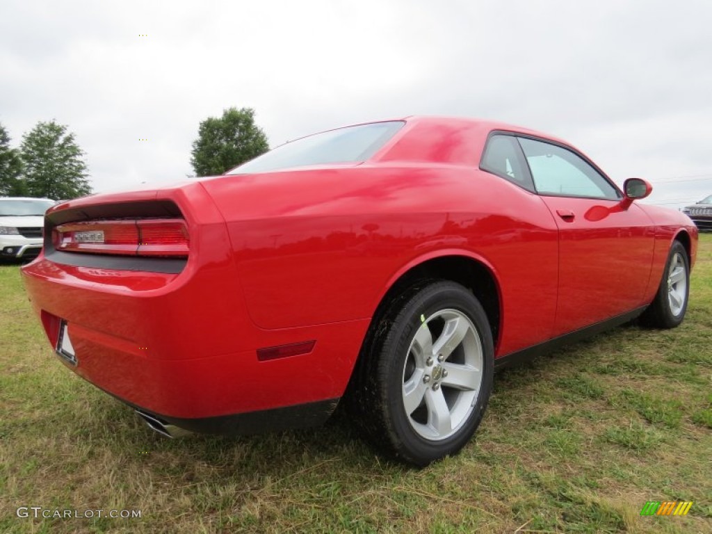 2014 Challenger SXT - TorRed / Dark Slate Gray photo #3