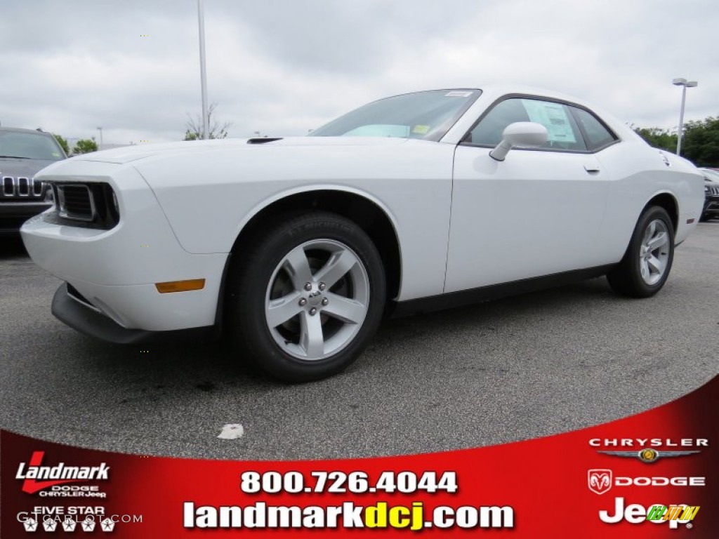 2014 Challenger SXT - Bright White / Dark Slate Gray photo #1