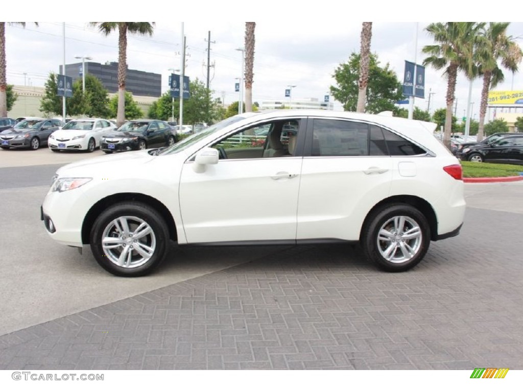 White Diamond Pearl 2015 Acura RDX Technology Exterior Photo #93652354