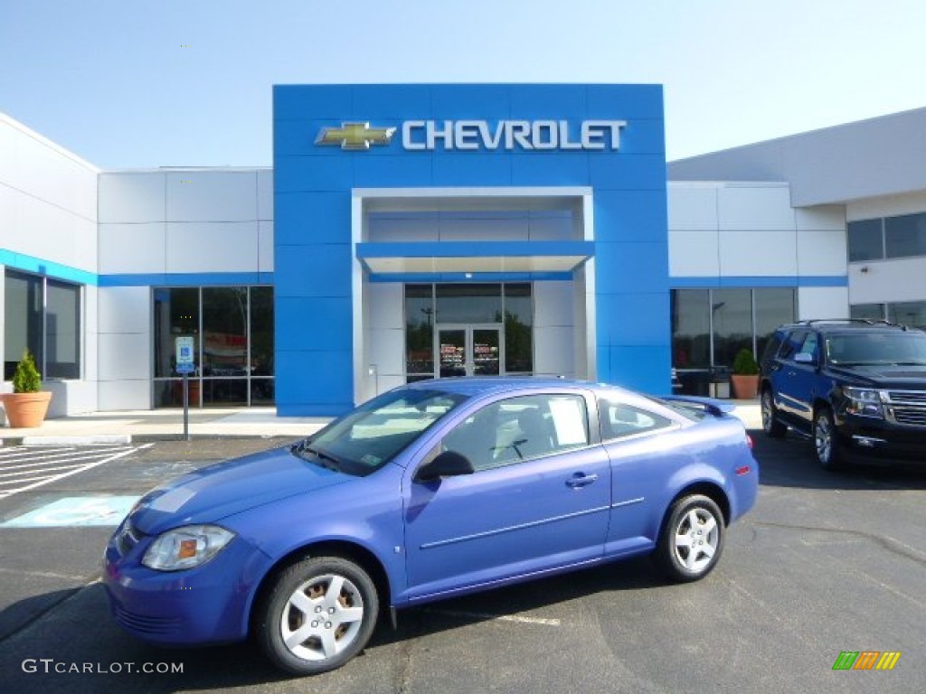 Blue Flash Metallic 2008 Chevrolet Cobalt LS Coupe Exterior Photo #93654466