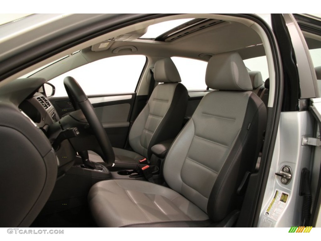 2013 Jetta Hybrid SEL Premium - Frost Silver Metallic / Titan Black photo #5