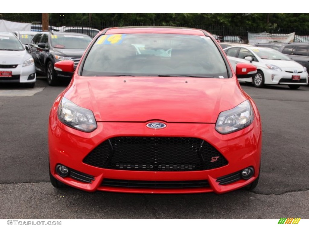 2014 Focus ST Hatchback - Race Red / ST Charcoal Black Recaro Sport Seats photo #8