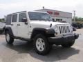 2007 Stone White Jeep Wrangler Unlimited X 4x4  photo #1