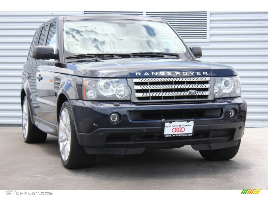 2008 Range Rover Sport Supercharged - Santorini Black / Almond photo #1