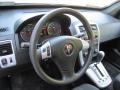 2009 Pontiac Torrent Ebony Interior Steering Wheel Photo