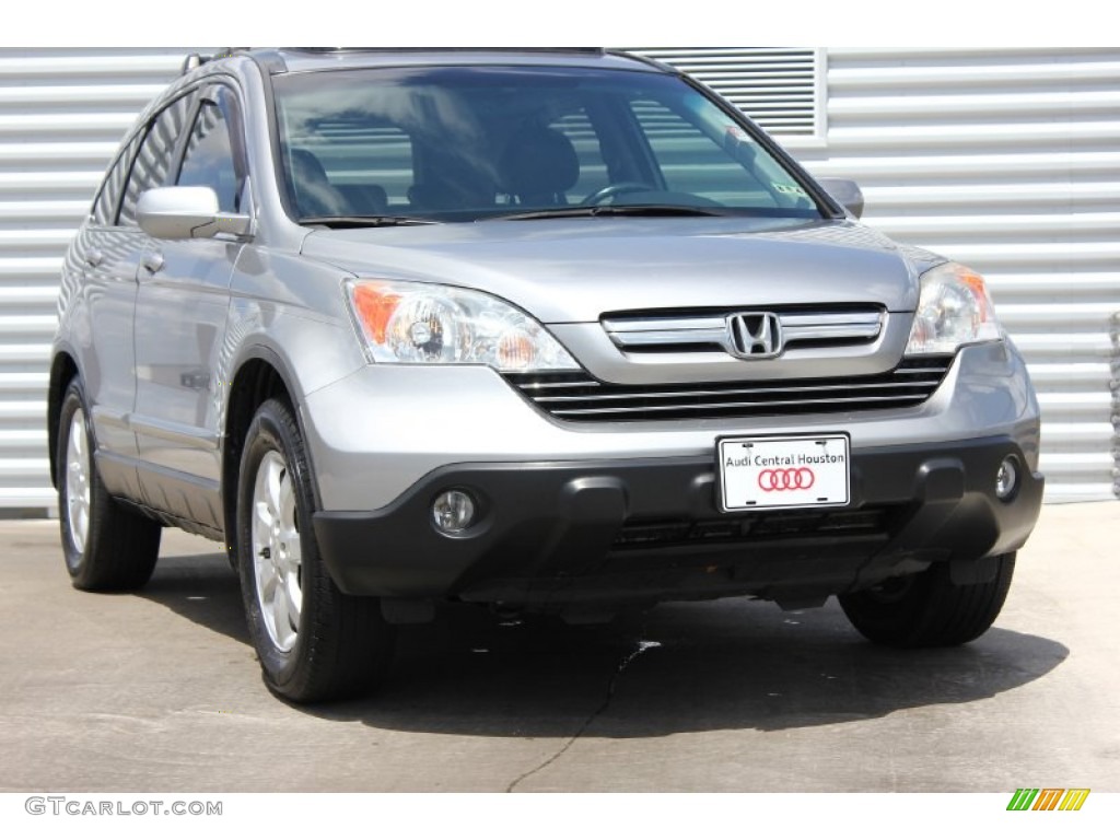 2007 CR-V EX-L - Whistler Silver Metallic / Black photo #1