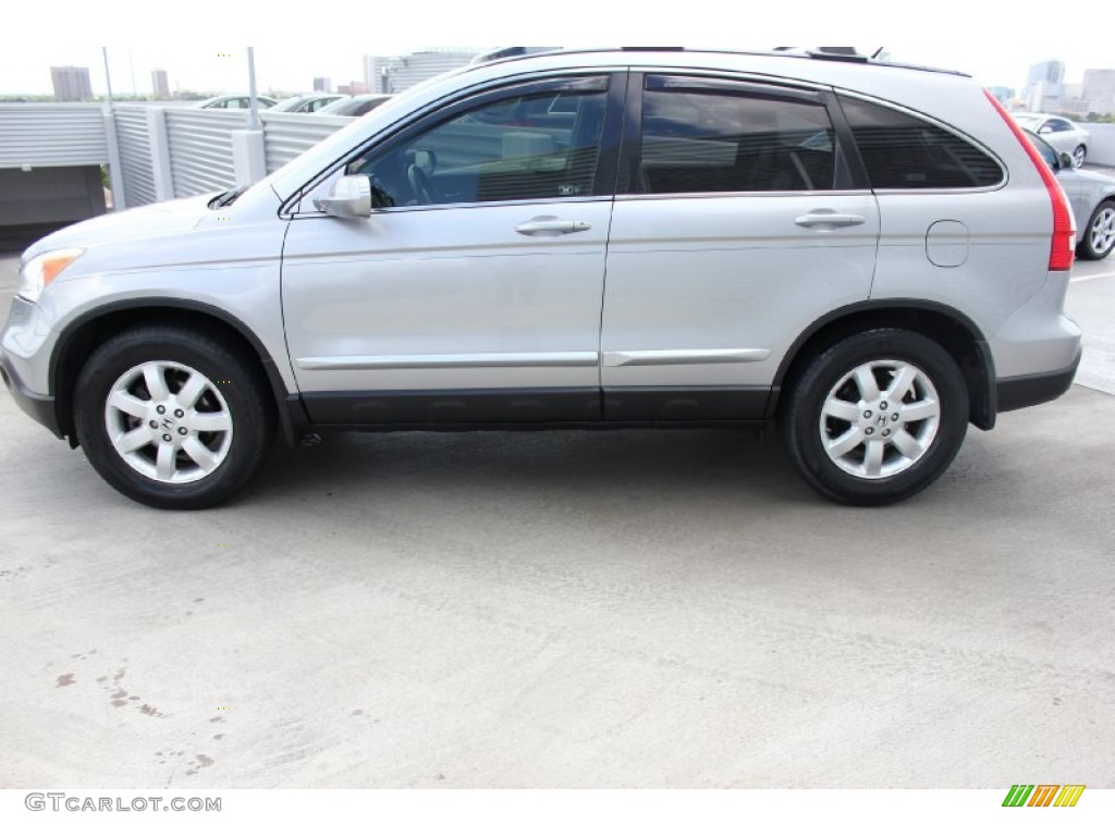 2007 CR-V EX-L - Whistler Silver Metallic / Black photo #6