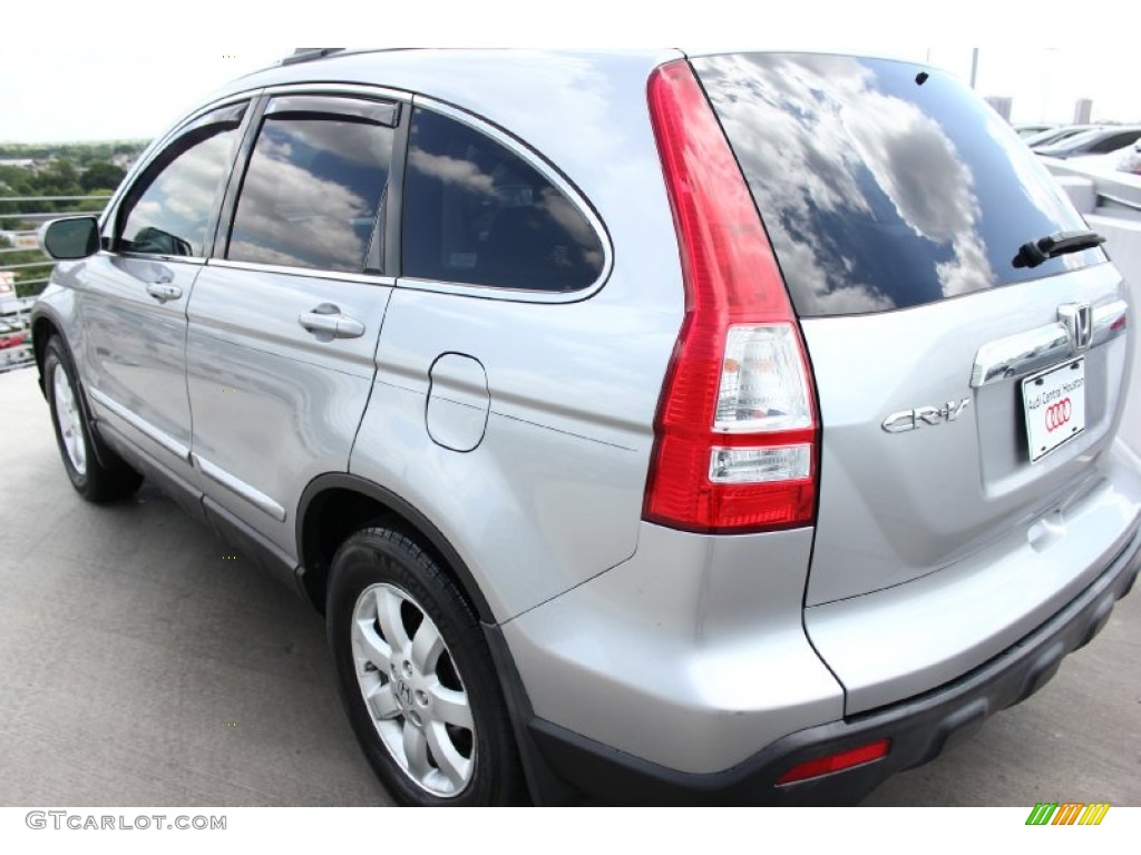 2007 CR-V EX-L - Whistler Silver Metallic / Black photo #7