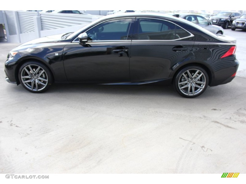 Obsidian Black 2014 Lexus IS 250 F Sport Exterior Photo #93661312