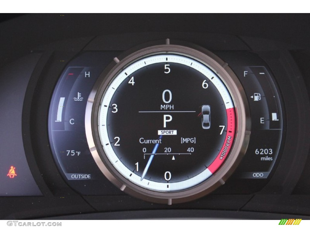 2014 Lexus IS 250 F Sport Gauges Photo #93662099