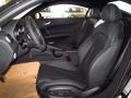 2015 Audi TT S Black/Spectral Silver Silk Nappa Interior Front Seat Photo