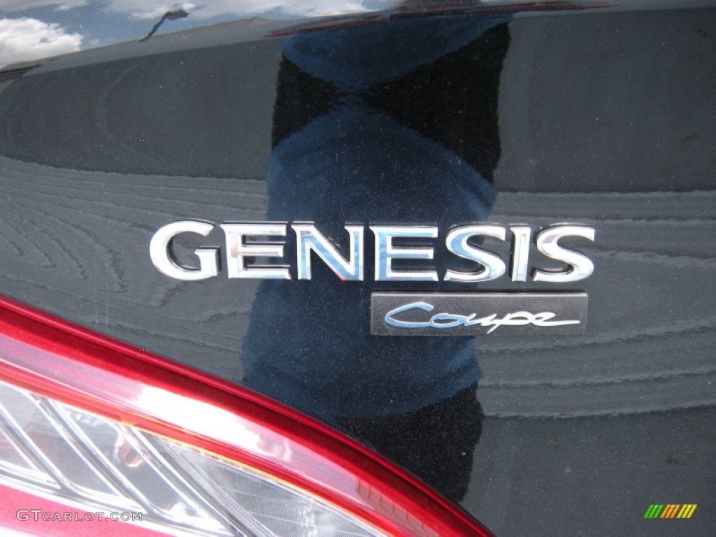2014 Genesis Coupe 3.8L R-Spec - Caspian Black / R-Spec Black/Red photo #13